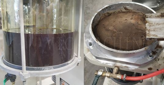 oil and slag